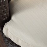 Juego de Chat Christopher Knight Home Kono 296323 3 Piezas Mimbre Marrón Cojines Beige