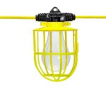 Cadena de luces Hang-A-Light ProBuilt 1111000 100 pies cable SJTW 14/2 10 bombillas LED 1500 lúmenes amarillo