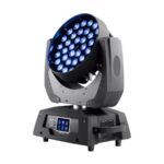 Monoprice Luz de escenario con cabezal móvil (RGBW) 36x LED de 10 vatios, modo DMX de 16 canales, menú de pantalla tácti