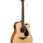 Yamaha fg820 Guitarra Acústica, color natural, Natural