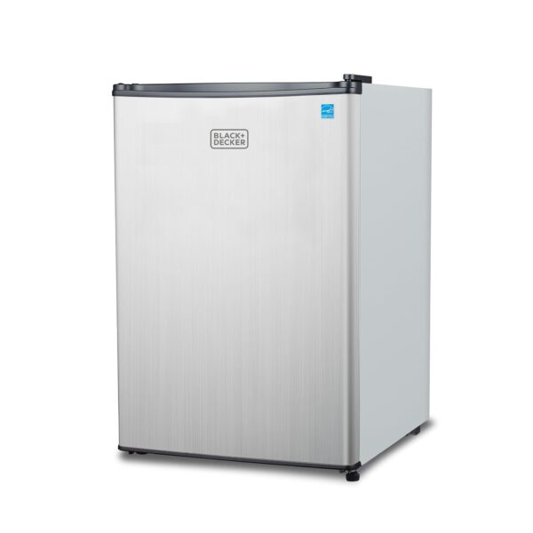 BLACK+DECKER Refrigerador compacto de 2.5 pies cúbicos, certificado ENERGY STAR, mini refrigerador de una sola puerta co