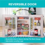 BLACK+DECKER - Refrigerador compacto de 4.3 pies cúbicos con certificado ENERGY STAR, minirefrigerador de una sola puert