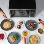 Farberware Classic FMO11AHTBKD horno de microondas de 1.1 pie cúbico y 1000 W, Acero inoxidable