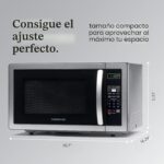 Farberware Classic FMO11AHTBKD horno de microondas de 1.1 pie cúbico y 1000 W, Acero inoxidable