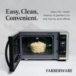 Farberware Classic FMO11AHTBKD horno de microondas de 1.1 pie cúbico y 1000 W, Acero inoxidable