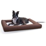 Cama Climatizada para Exteriores K&H Pet Products Deluxe Lectro-Soft Modelo 100213423 Color Chocolate Moreno Tamaño Medi