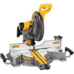 DEWALT Sierra ingletadora compuesta deslizante, 12 pulgadas (DWS779)