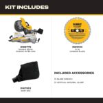 DEWALT Sierra ingletadora compuesta deslizante, 12 pulgadas (DWS779)