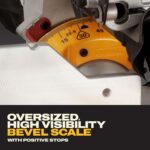 DEWALT Sierra ingletadora compuesta deslizante, 12 pulgadas (DWS779)