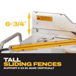 DEWALT Sierra ingletadora compuesta deslizante, 12 pulgadas (DWS779)