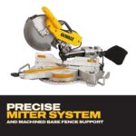DEWALT Sierra ingletadora compuesta deslizante, 12 pulgadas (DWS779)