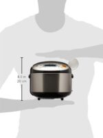 Zojirushi ns-lgc05 X B Micom Arrocera y calentador inoxidable, negro