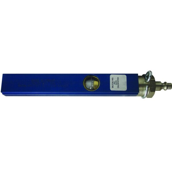 Elemento Indicador Milton C1067 para Inflador de Alta Presión Comercial 10 a 150 PSI Enchufe Estilo M Metal Azul