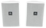 JBL Control 23-1 Altavoces ultracompactos para interiores y exteriores de 3 pulgadas, color blanco, par