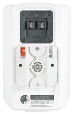 JBL Control 23-1 Altavoces ultracompactos para interiores y exteriores de 3 pulgadas, color blanco, par