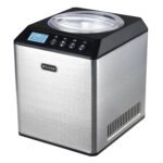 Whynter máquina para hacer crema helada vertical 2.1 cuarto de galón con tazón de acero inoxidable