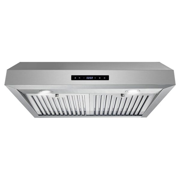Haven Coll 380 CFM - Campana extractora con conducto para debajo del gabinete, LED, de 30 pulgadas