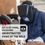 Jackson Safety NexGen - Casco de soldadura, 46148 - Filtro digital de oscurecimiento automático 3 en 1 con tecnología de