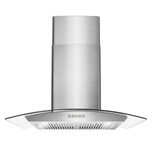COSMO COS-668A750 - Campana extractora de montaje en pared de 30 pulgadas, colección Vista, 380 CFM, con conducto, contr
