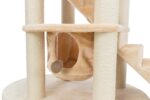 Torre para Gatos TRIXIE Elsa 44942 con Postes Rascadores Hamaca Escalera y Plataforma Superior 30.5 x 26.75 x 43.5 Pulga