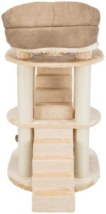 Torre para Gatos TRIXIE Elsa 44942 con Postes Rascadores Hamaca Escalera y Plataforma Superior 30.5 x 26.75 x 43.5 Pulga
