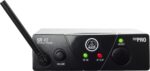 AKG Pro Audio WMS40MINI - Sistema de micrófono inalámbrico, instrumental de banda US25D, con receptor SR40 y transmisor