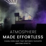 CHAUVET DJ Hurricane Haze 4D Hazer de bajo perfil | Control de dirección de pala ajustable | Control remoto con temporiz