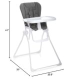 Silla Alta Joovy Nook Carbón Modelo 2069 Cuero Sintético