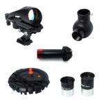 Celestron Inspire 100AZ Telescopio refractor con adaptador integrado para teléfono inteligente, azul