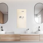 Barska Seguridad digital biométrica de huellas dactilares oculta en la pared segura entre pernos prisioneros de pared es