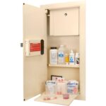Barska Seguridad digital biométrica de huellas dactilares oculta en la pared segura entre pernos prisioneros de pared es