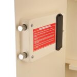 Barska Seguridad digital biométrica de huellas dactilares oculta en la pared segura entre pernos prisioneros de pared es