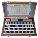 HHIP 4101-0052 Juego de bloques de calibre cuadrado de 81 piezas, grado AS-2, acero