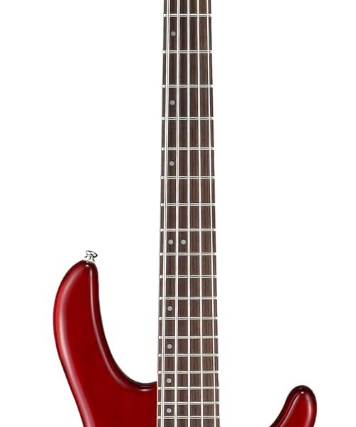 Cort ACTIONBASSVPLUSTR Action Bass V Plus - Guitarra de 5 cuerdas, rojo trans