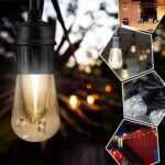 Guirnalda de Luces LED Enbrighten 35631 Estilo Café Vintage 24 Bombillas 48 Pies