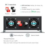 Inversor de Energía Solar WZRELB RBP300024B2 3000W 24V CC a 120V CA Onda Sinusoidal Pura Pantalla LED Doble Toma de Corr