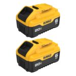 Batería de Ion de Litio DEWALT DCB206-2 20V MAX XR 6.0Ah Paquete 2 Unidades