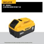Batería de Ion de Litio DEWALT DCB206-2 20V MAX XR 6.0Ah Paquete 2 Unidades