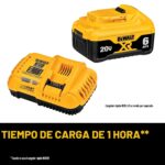 Batería de Ion de Litio DEWALT DCB206-2 20V MAX XR 6.0Ah Paquete 2 Unidades