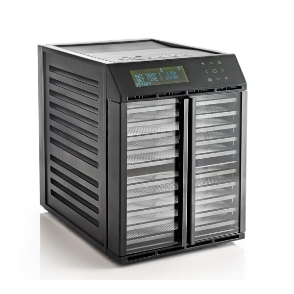Excalibur RES10 - Deshidratador eléctrico de alimentos de 10 bandejas con controlador digital inteligente, cuenta con do