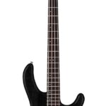 Cort ACTIONPJOPB Action PJ - Guitarra baja, poro abierto, negro