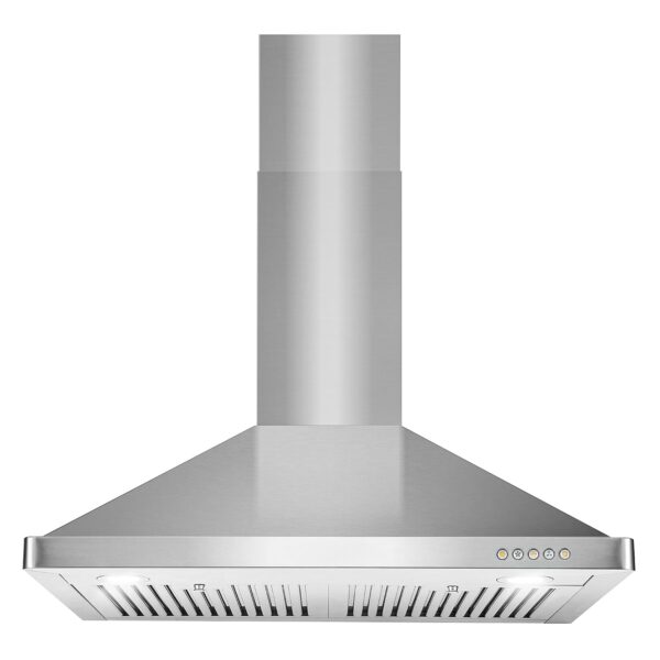 COSMO COS-63175 - Campana extractora de montaje en pared de 30 pulgadas Vista Collection 380 CFM con conducto, controles