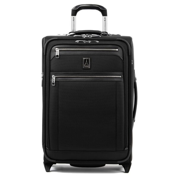 Maleta de mano Travelpro Platinum Elite Softside 409182201 Carry On 22 pulgadas negro sombra 53.5 litros