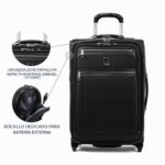 Maleta de mano Travelpro Platinum Elite Softside 409182201 Carry On 22 pulgadas negro sombra 53.5 litros