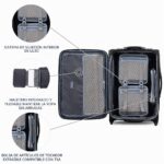 Maleta de mano Travelpro Platinum Elite Softside 409182201 Carry On 22 pulgadas negro sombra 53.5 litros