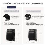Maleta de mano Travelpro Platinum Elite Softside 409182201 Carry On 22 pulgadas negro sombra 53.5 litros