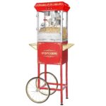 Superior Popcorn Company - Máquina para hacer palomitas de maíz con carrito, hace aproximadamente 3 galones por lote, (8