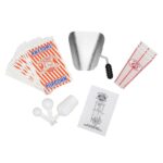 Superior Popcorn Company - Máquina para hacer palomitas de maíz con carrito, hace aproximadamente 3 galones por lote, (8
