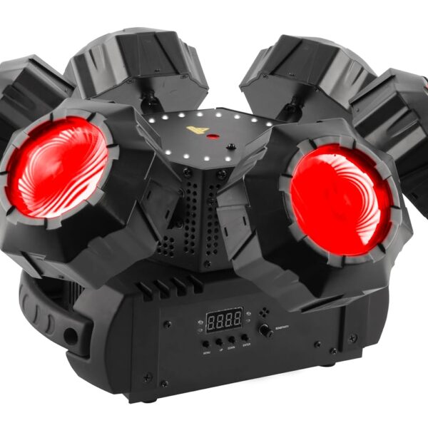 CHAUVET DJ Helicóptero Q6 (HELICOPTERQ6), 23.8 x 7.2 x 10.5 pulgadas