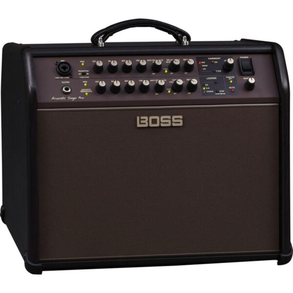 Boss Acoustic Singer Pro - Combo acústico de 120 vatios con biamplificador con FX